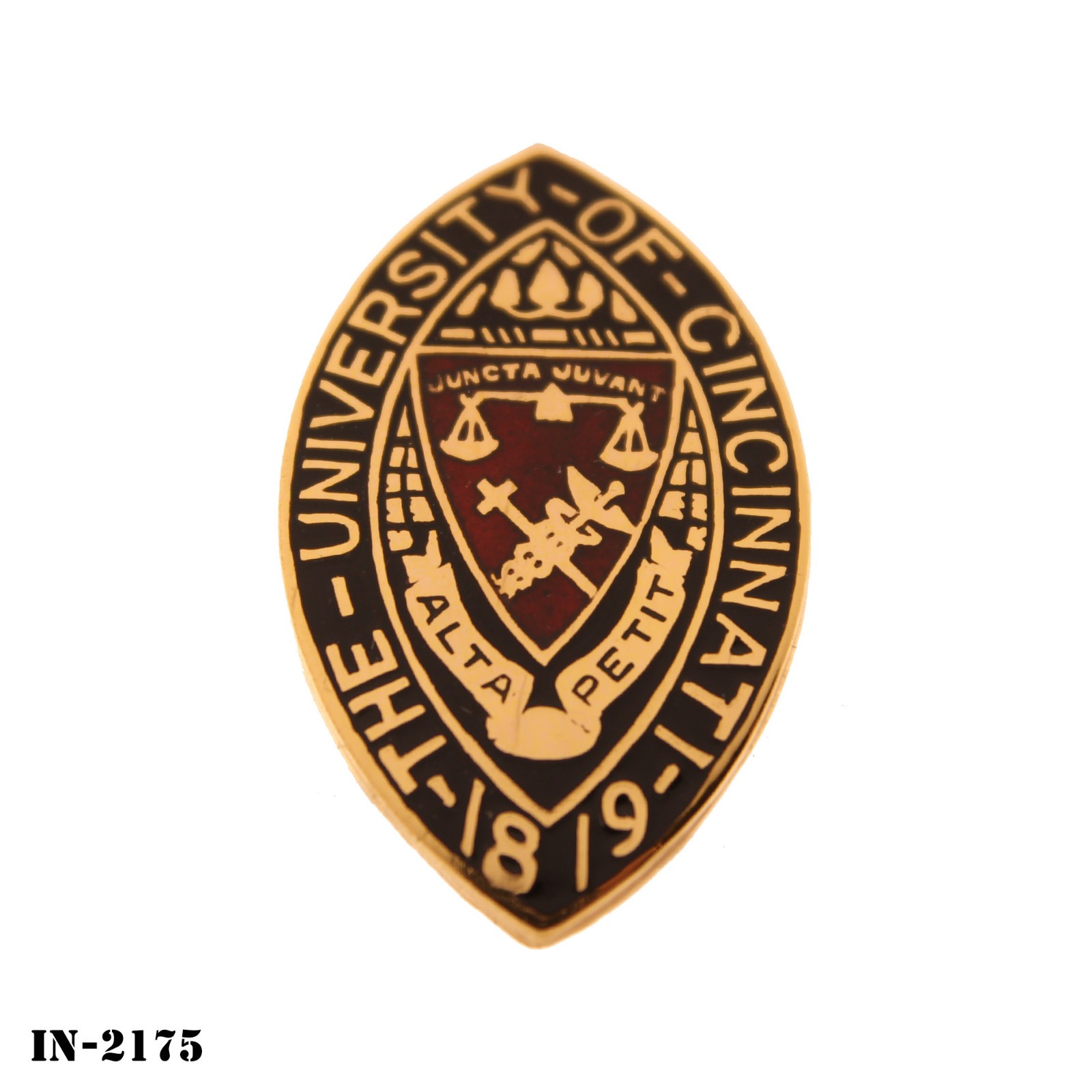 University of Cincinnati ~ US Army ROTC DUI Crest Pin ~ NEW ~ NS Meyer ~ USA