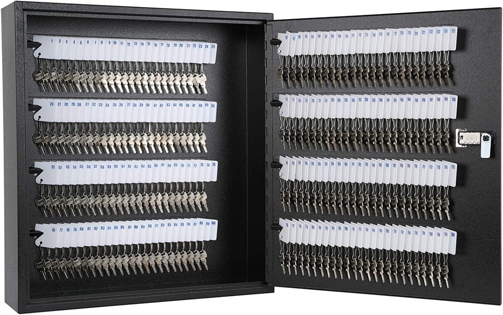 40 - 200 Key Storage Code Lock Box Wall Mount Keys Holder Safe Cabinet Organizer