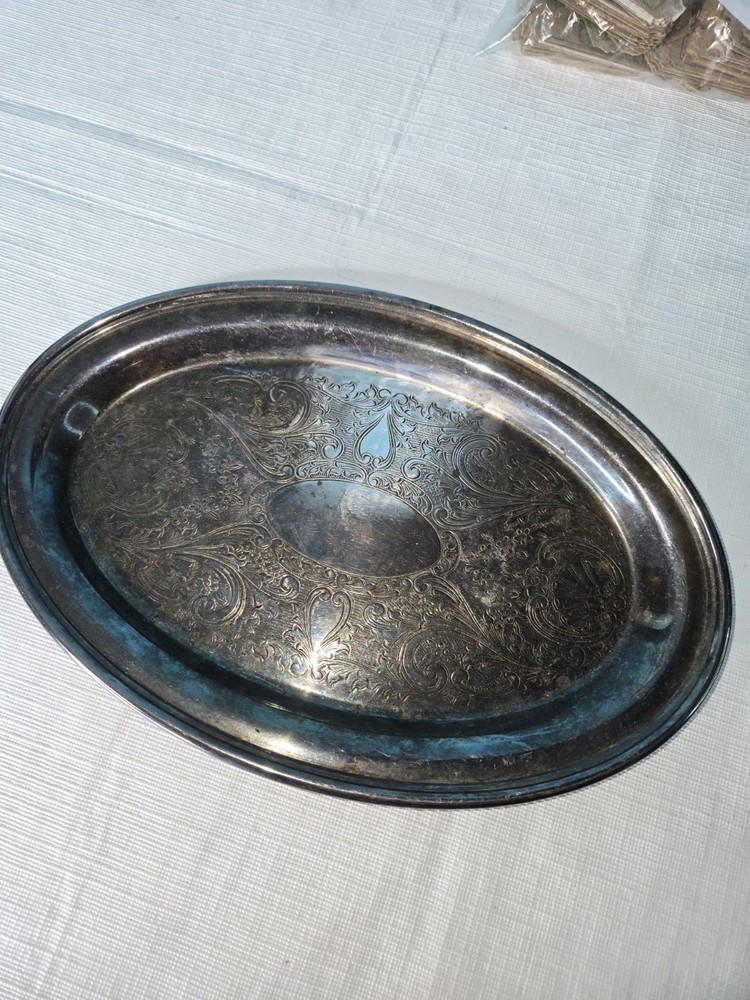 Poole Silver Company Ep On Copper Needs Polishing