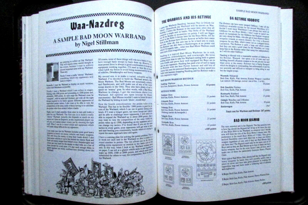OOP Citadel / Warhammer 40k / Rogue Trader Space Orks Freebooterz Hardback Book