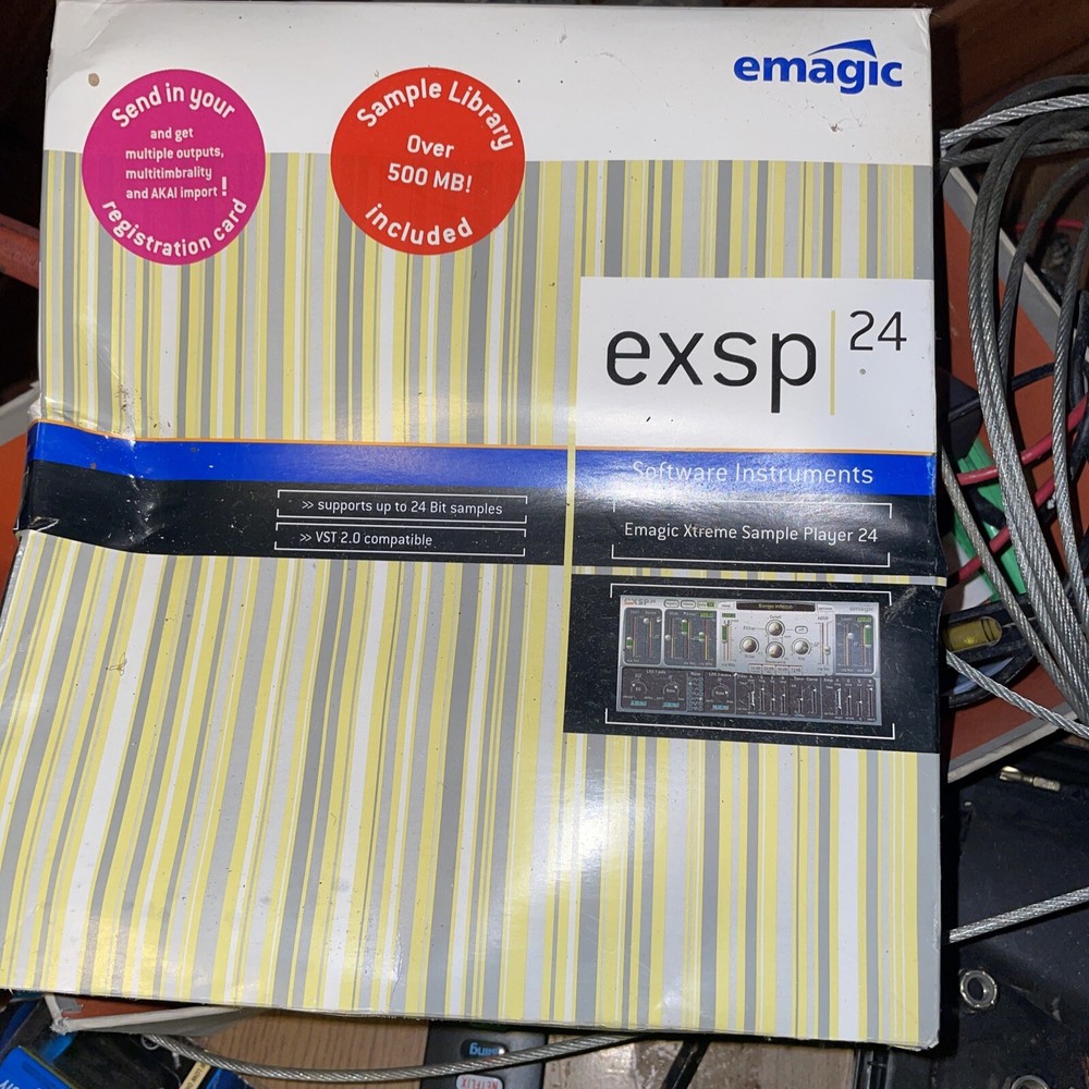 EMAGIC software instruments EXSP 24 Xtreme SAMPLE player 24