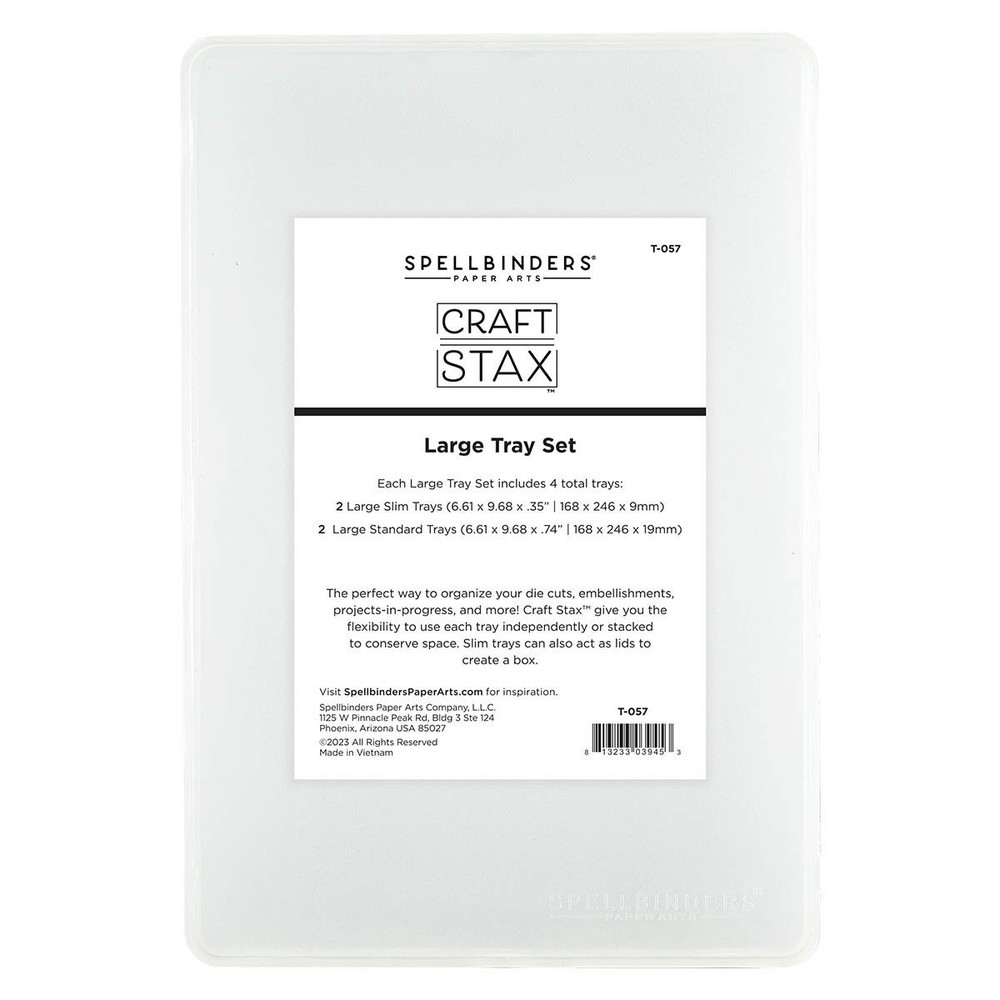 Spellbinders Craft Stax Tray Set-Large