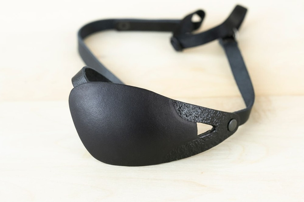 Eye Patch, Leather Eye Patch, Slim Eye Patch, Unisex Eye Patch, One Eye