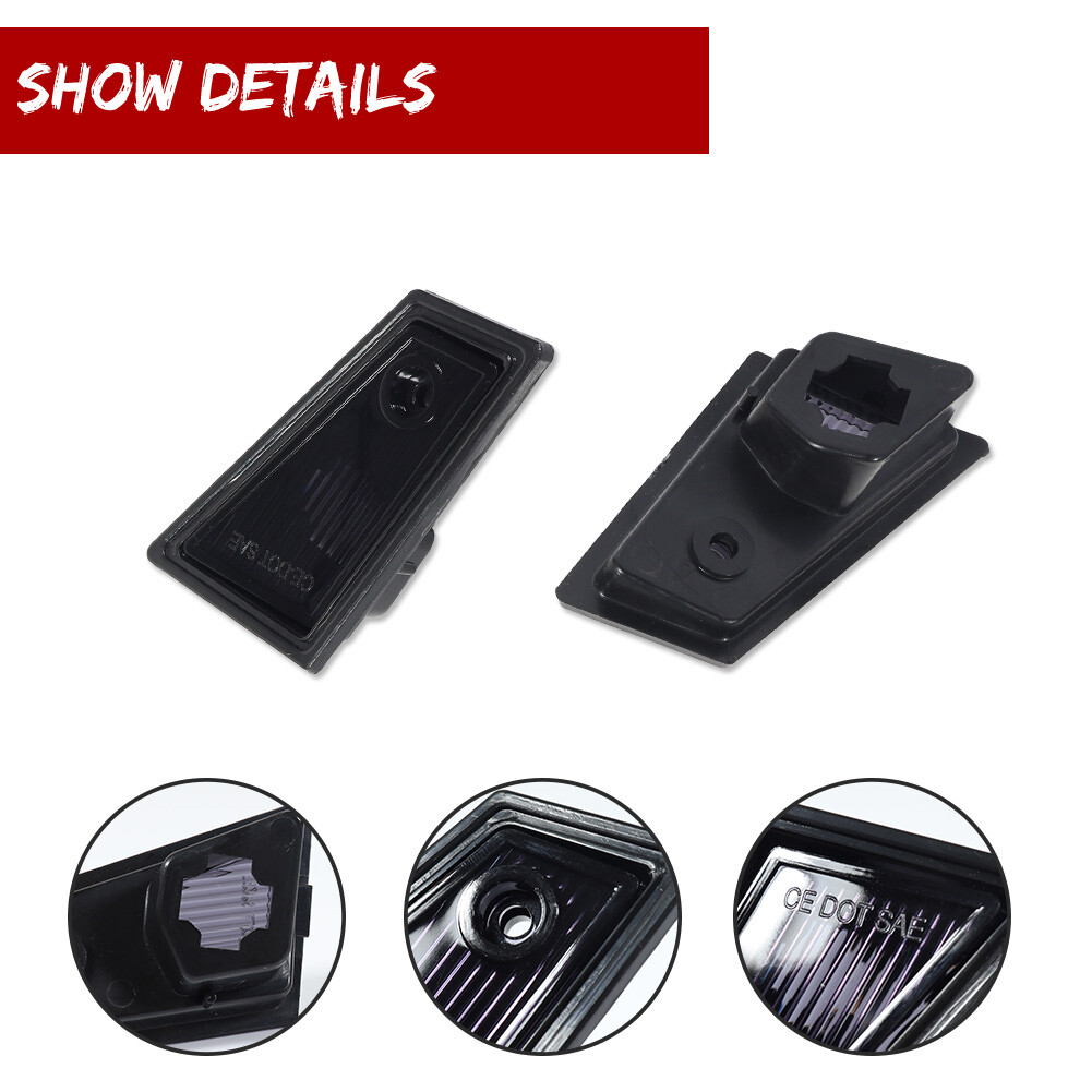 2x Rear License Plate Light Housings for 79-88 NEW Monte Carlo Monte Carlo SS LS