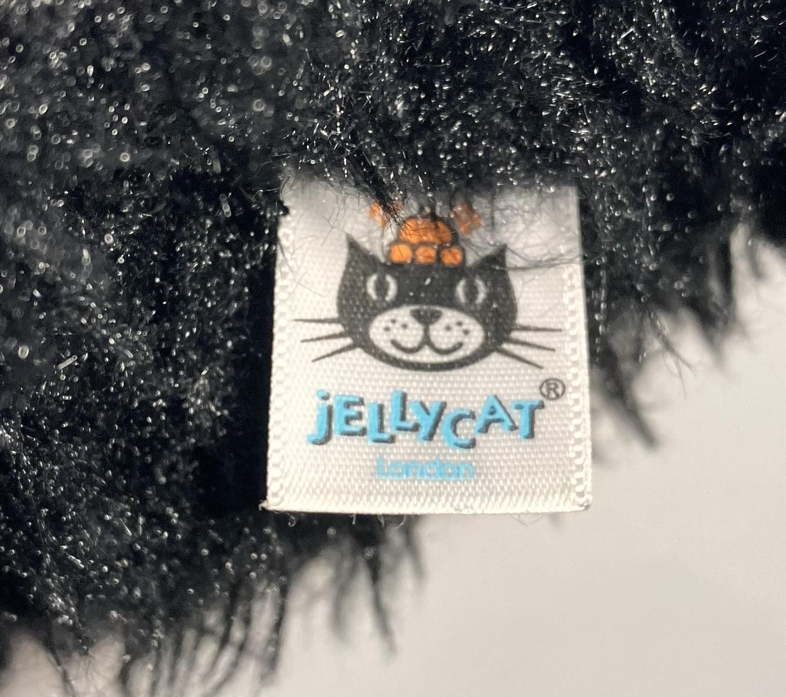 Jellycat Black Tiggalope Sheep Lamb 10” Plush Stuffed Animal Retired & Rare