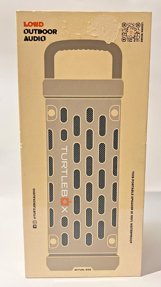 Turtlebox Ranger Portable Bluetooth Speaker Waterproof Outdoor - NIB