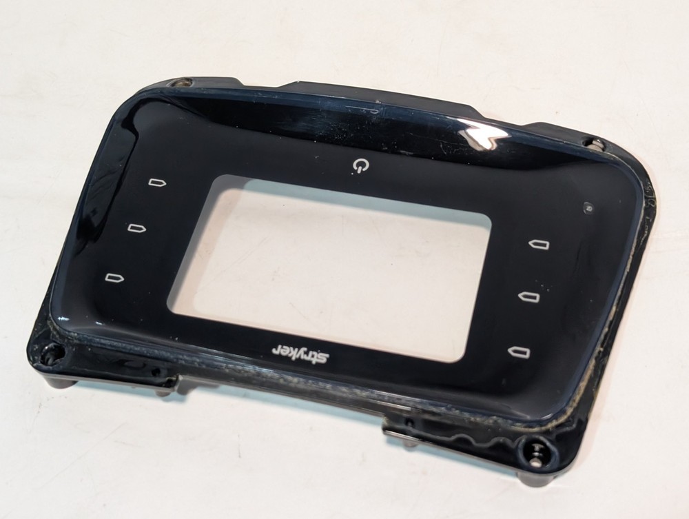 Stryker unknown device model touchscreen bezel front panel cover component black