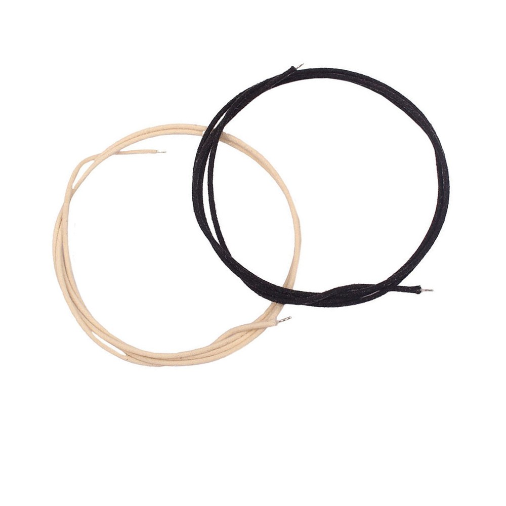 Black And White Single-core Copper Wire 1 Meter 2 Sets GU403