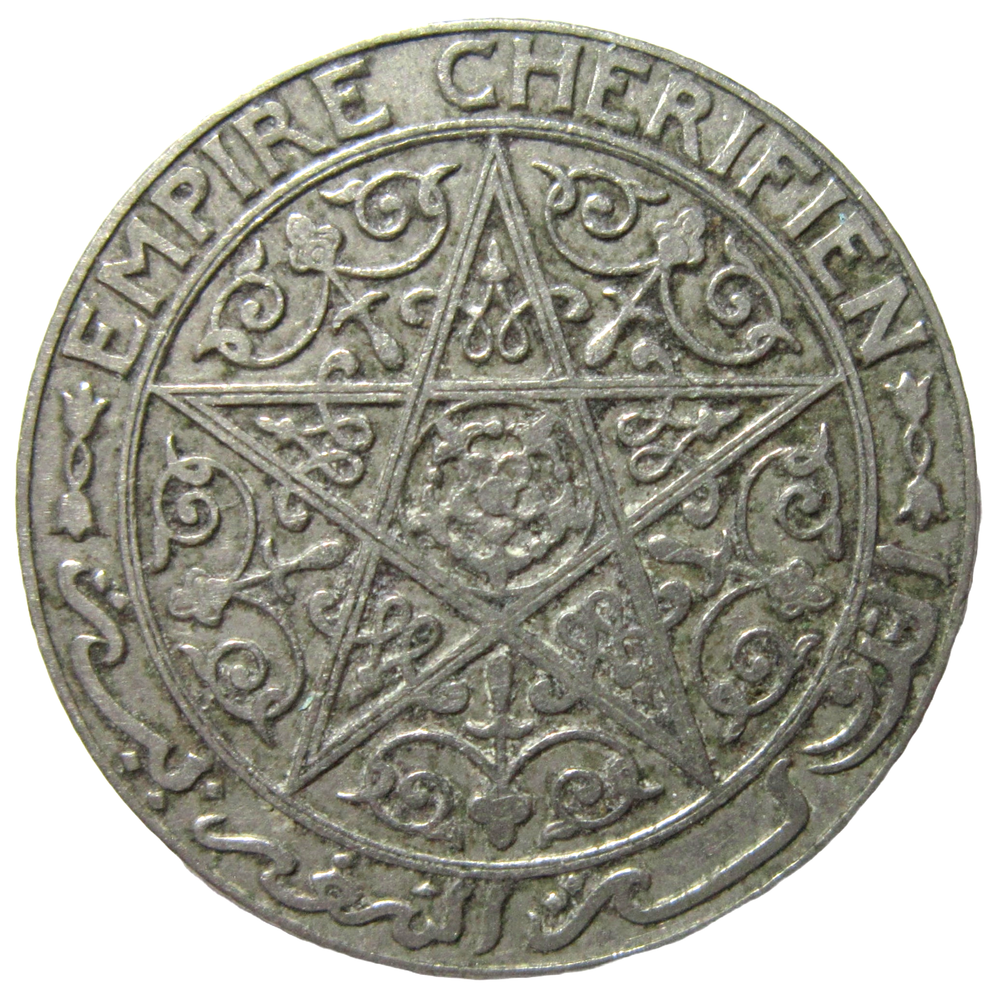 MOROCCO. 1 FRANC, 1924.