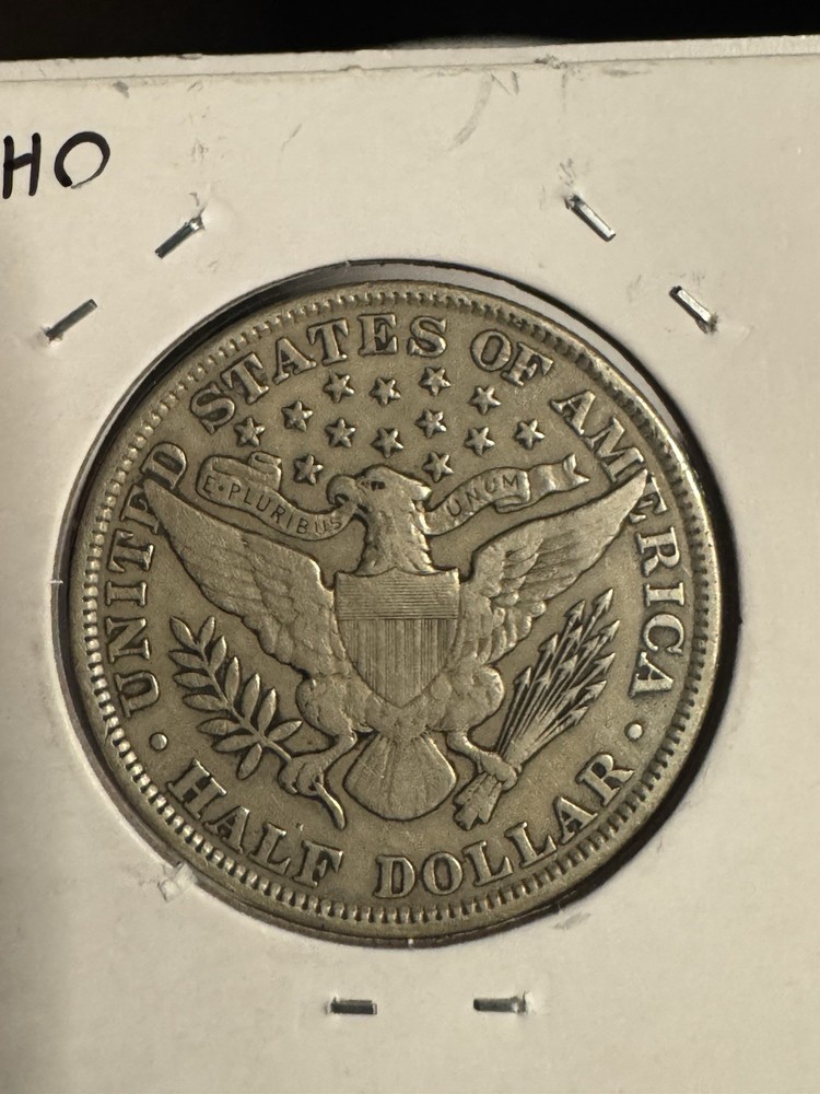 1901 Barber Half Dollar Very Fine VF
