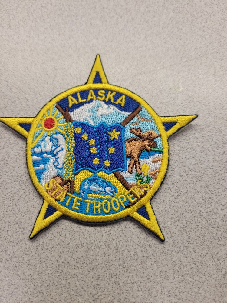 ALASKA STATE TROOPER PATCH 3 INCH