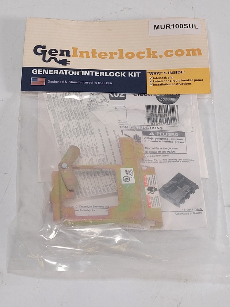 GenInterlock Generator Interlock Kit MUR100SUL