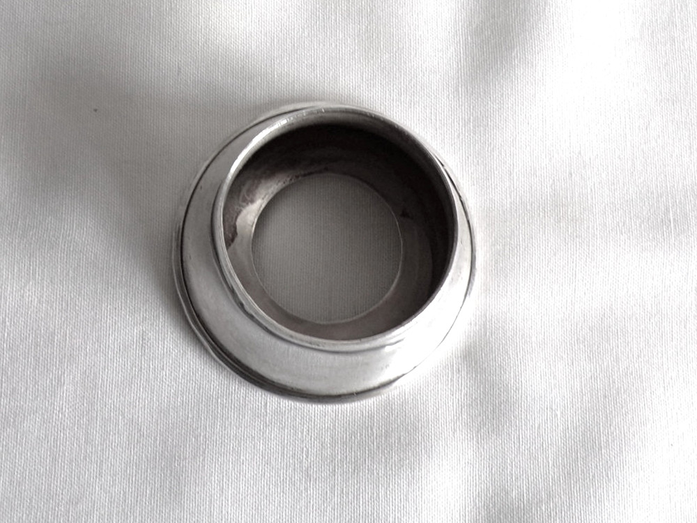 HALLMARKED SILVER DECANTER COLLAR