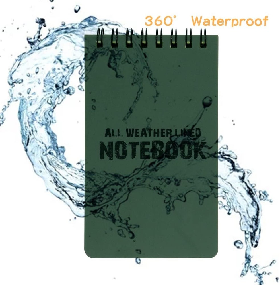 10 Pack Write In The Rain Notebook Steno Notepads, Pocket Waterproof Notepad,...