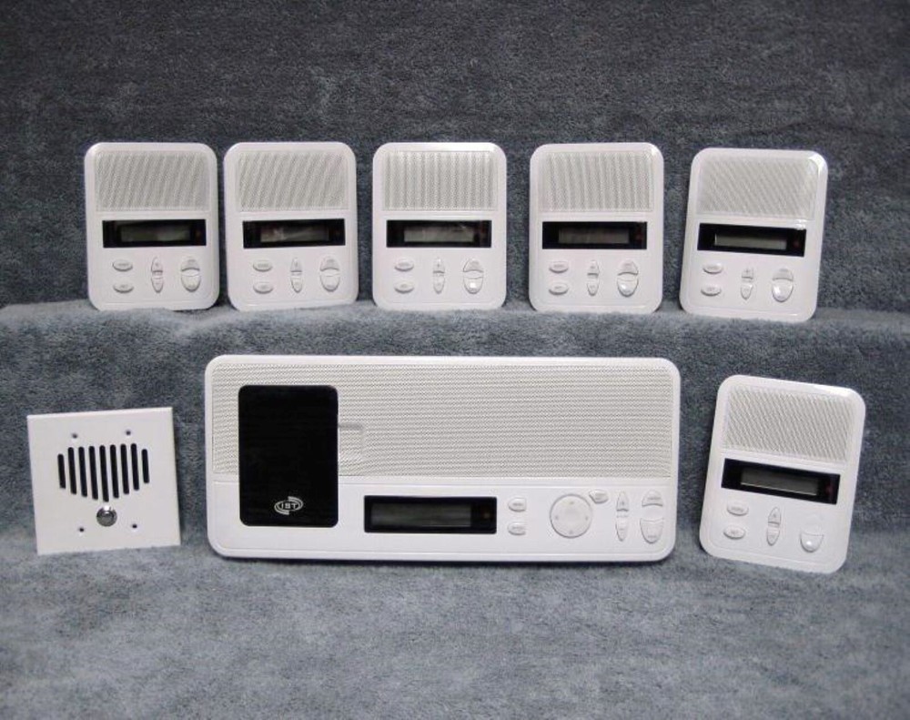 IntraSonic I2000MPAC White Bluetooth Intercom (6) Station Kit IST