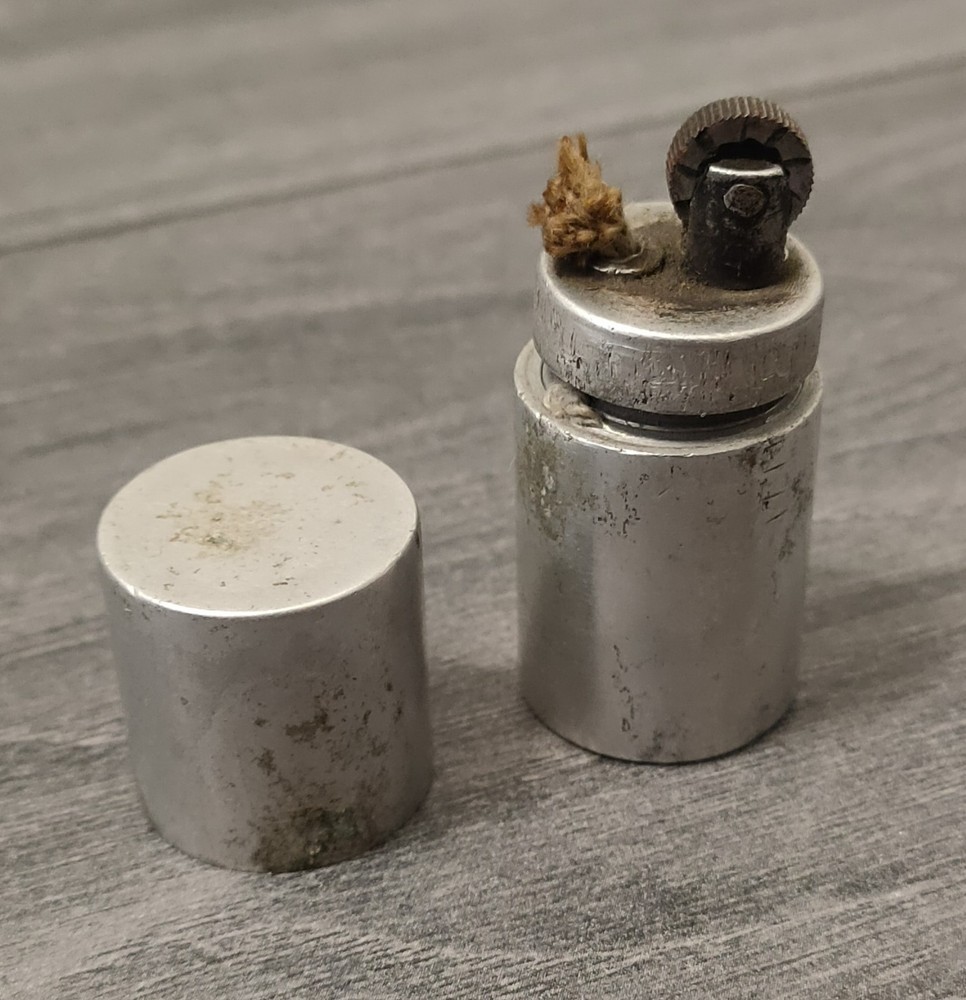 Vintage WW2 Cigarette Lighter  Half Penny Farthing 1942