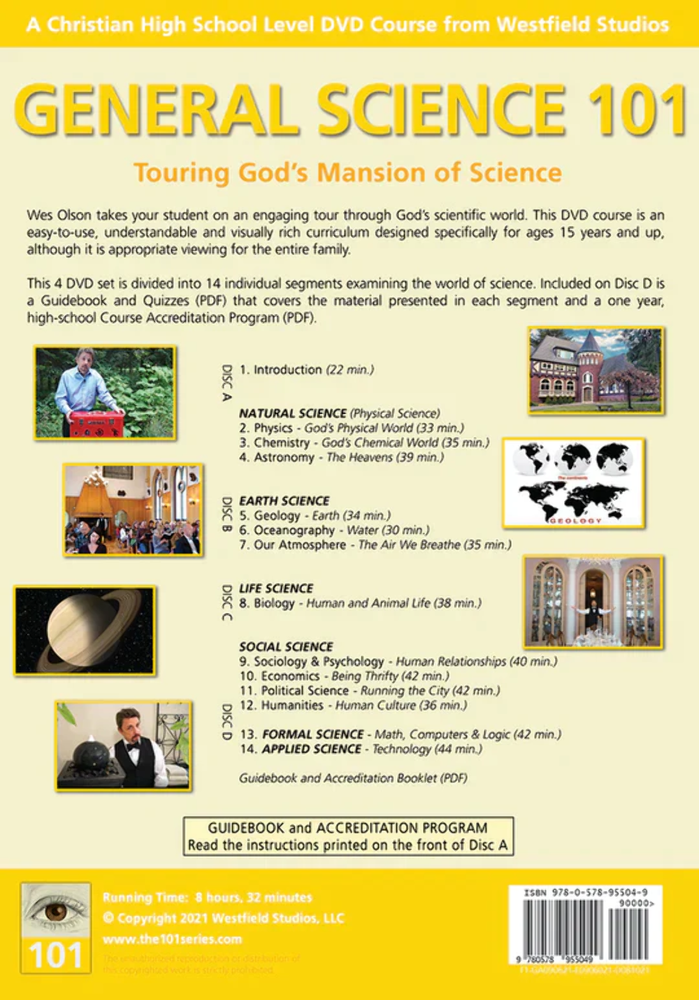 General Science 101 DVD Curriculum