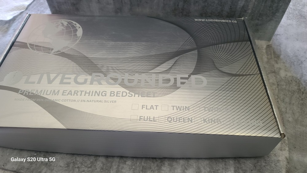 LiveGrounded Fitted Sheet Queen - Gray