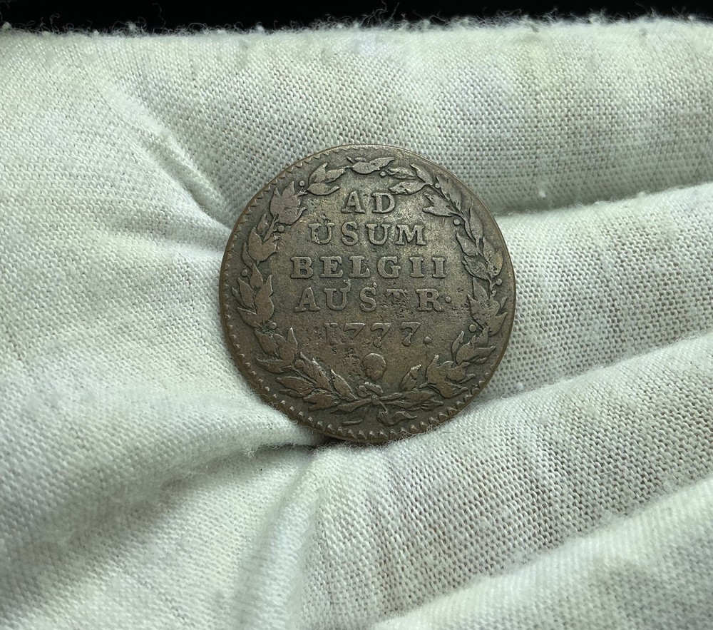 Austrian Netherlands 1777 2 Liards N233