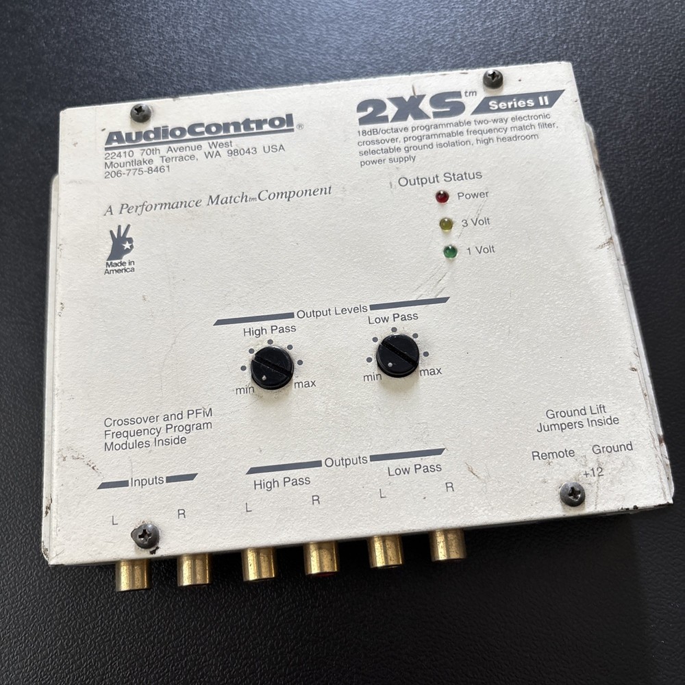 Audio control 2xs Crossover