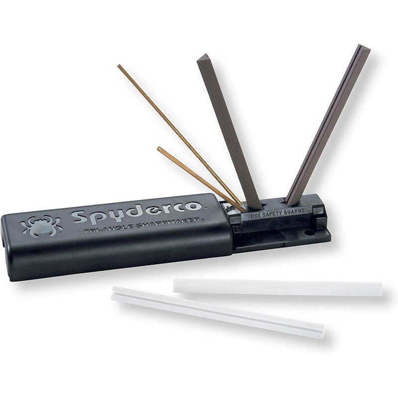 Spyderco Triangle Ceramic Stone Sharpmaker Knife Blade Sharpening Tool Sharpener