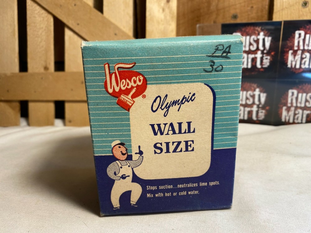 Vintage Wesco Olympic Wall Size ~ One Pound Box