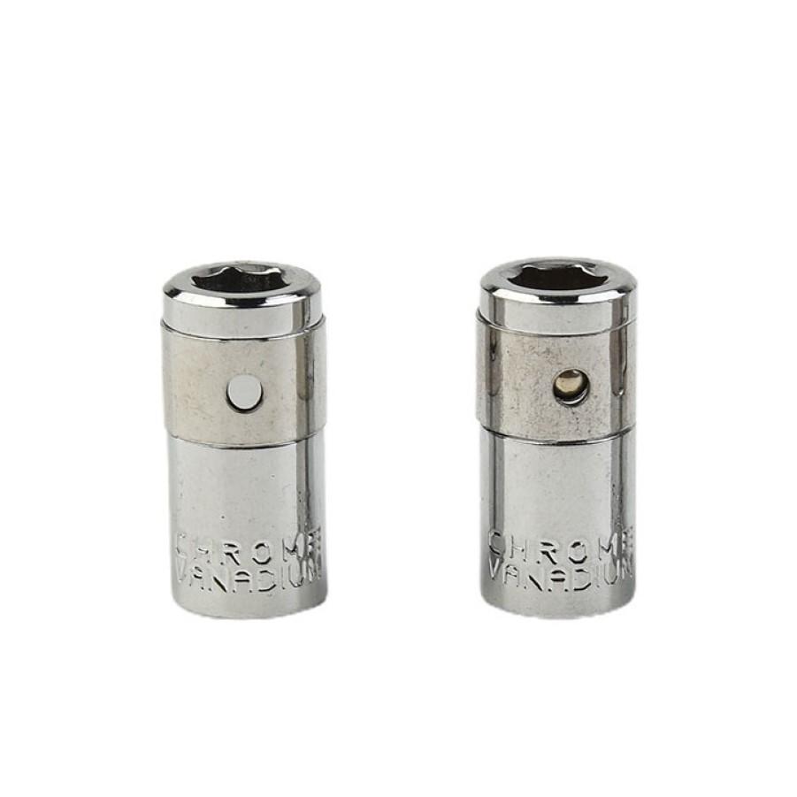 2pcs 1/4 Square Drive To 1/4 Hex Socket Bits Converter Screwdriver Bit Adapter