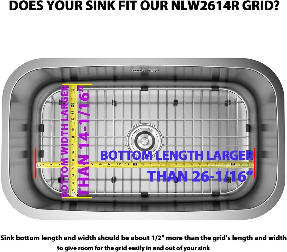 304 Stainless Steel Sink Protector Grid