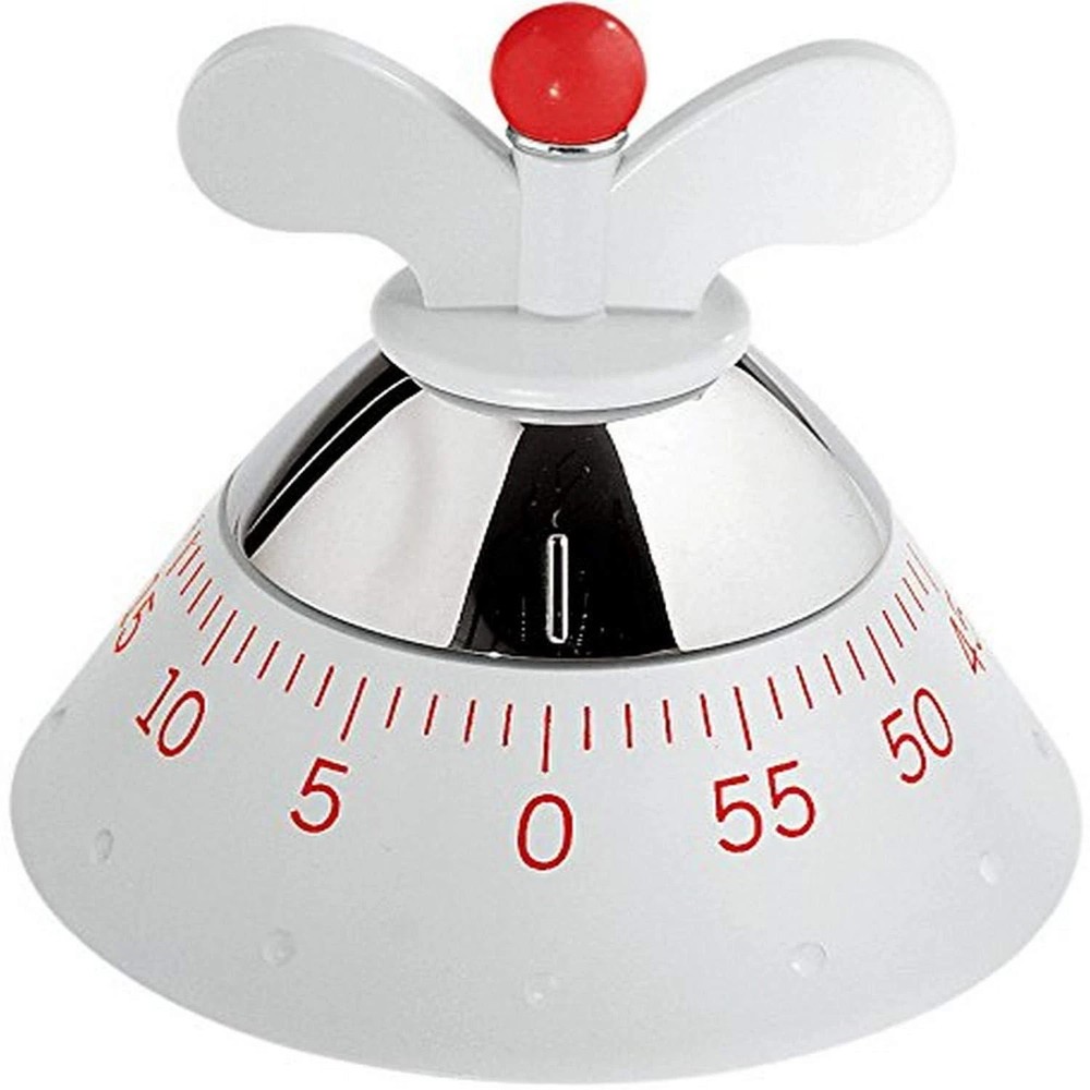 Alessi Kitchen Timer White (OPEN BOX)