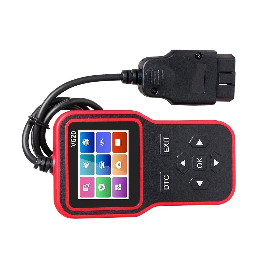 V620 OBD2 Code Reader with Freeze Frame Data Stream MIL Status and Vehicle Info