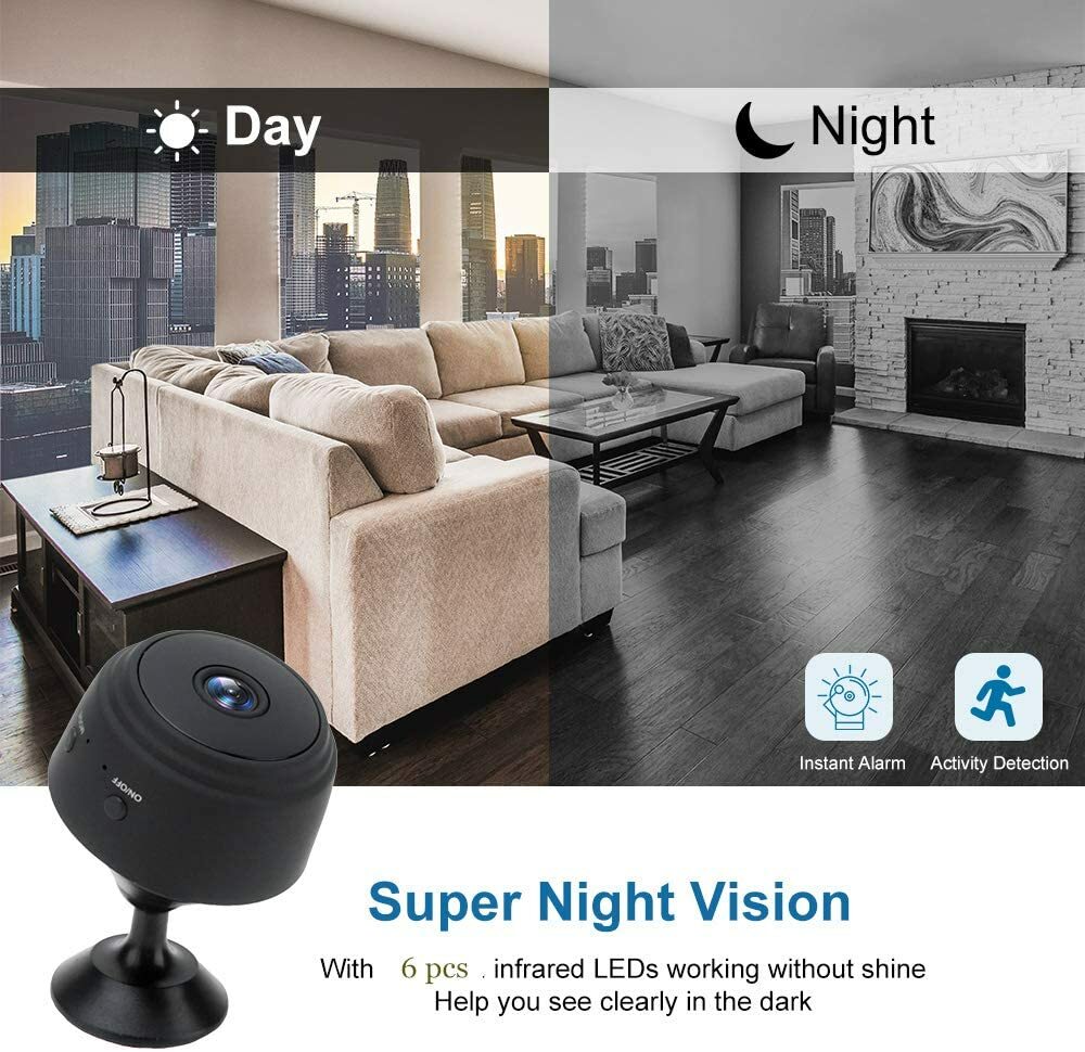 HD 1080P Mini Wi-Fi Camera Home Security DVR Cam