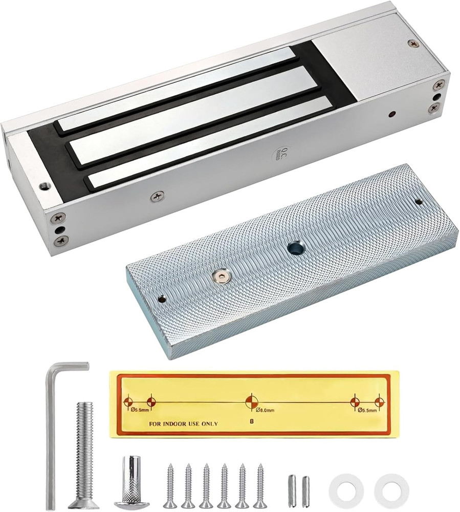 500KG Electromagnetic Lock with LED Indicator for Access Control Systems