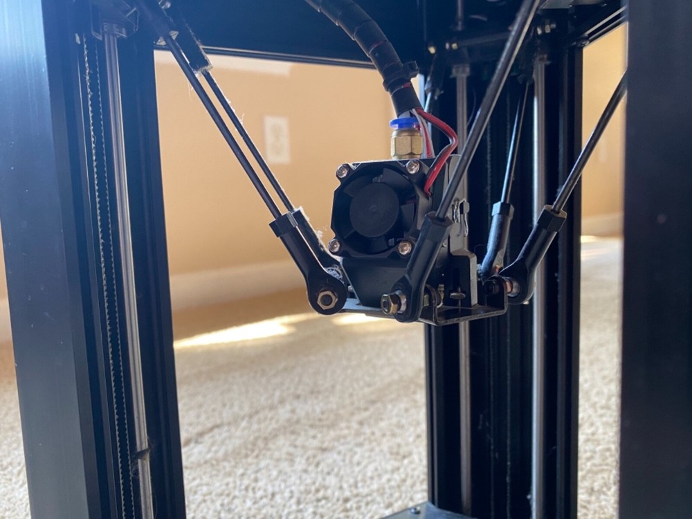 Beginner 3D printer! Easy! Tri-arm design! High quality prints! Transportable!! 