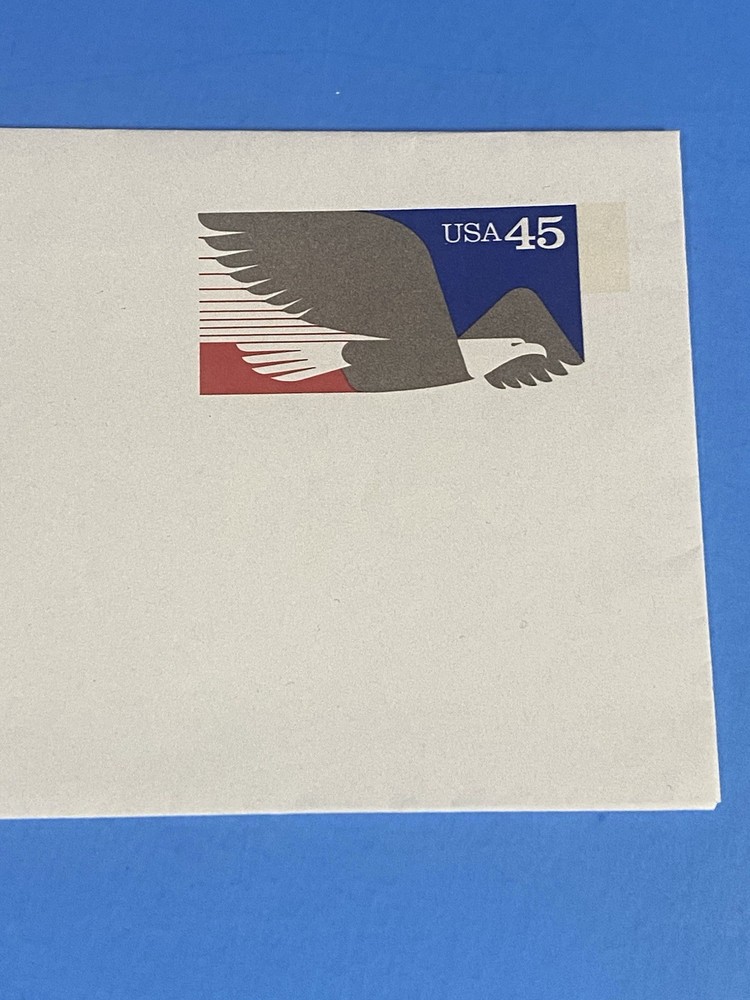 UC63 EAGLE AEROGRAMME 45c ENVELOPE 1991