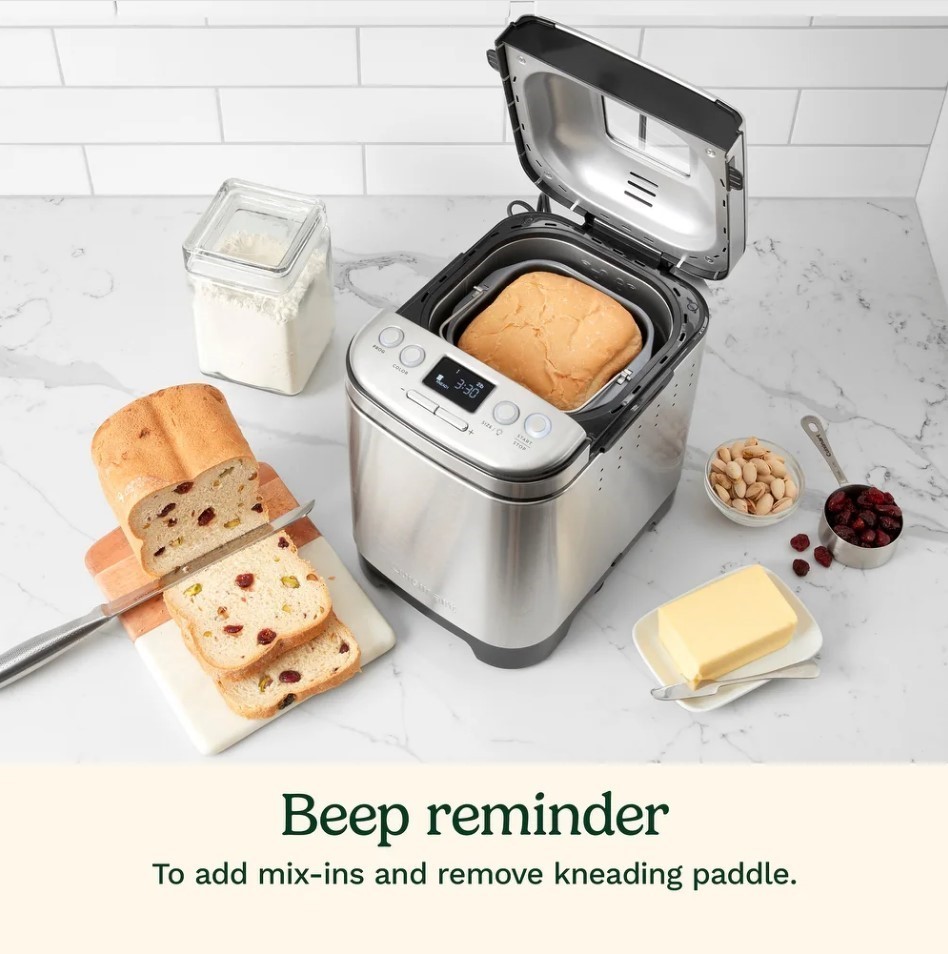CUISINART CBK-100 2-Pound Programmable Breadmaker - Stainless Steel