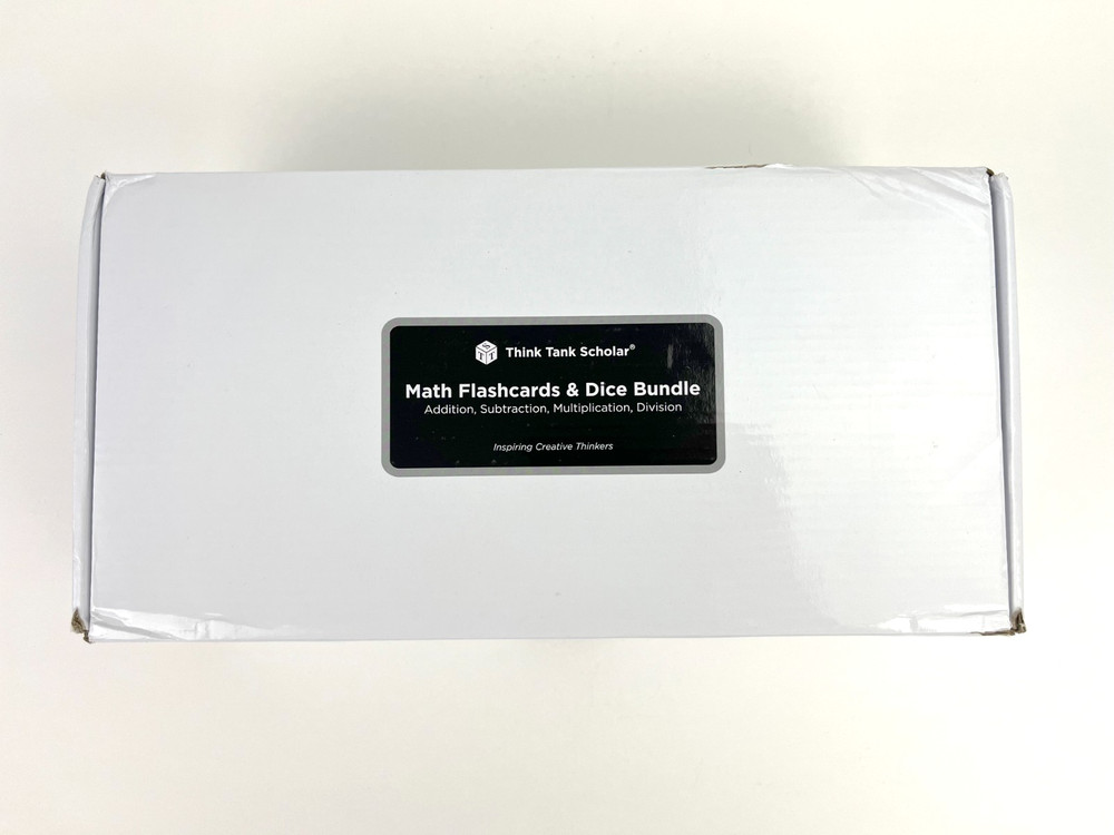 Think Tank Scholar 681 Math Flash Cards Complete Set Add Sub Mult Div EUC