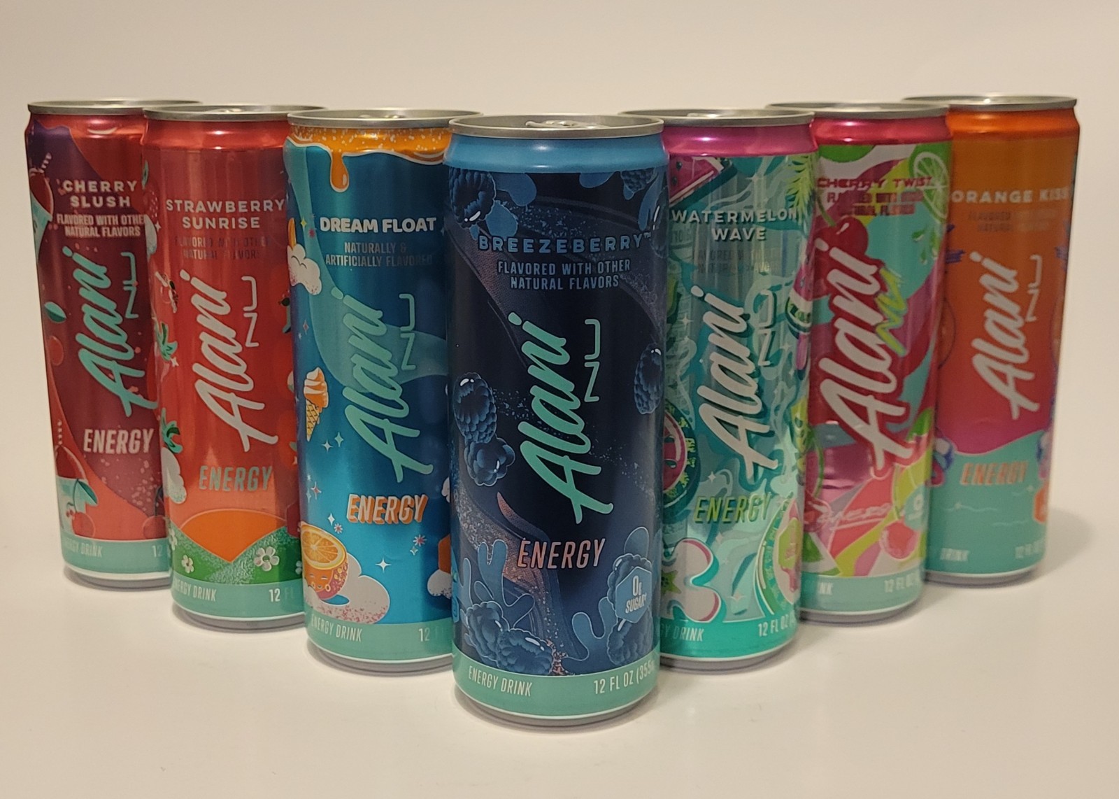 Alani Nu Energy Drink 7 Pack!! 0g Sugar, 7 varieties, 12 fl oz Cans