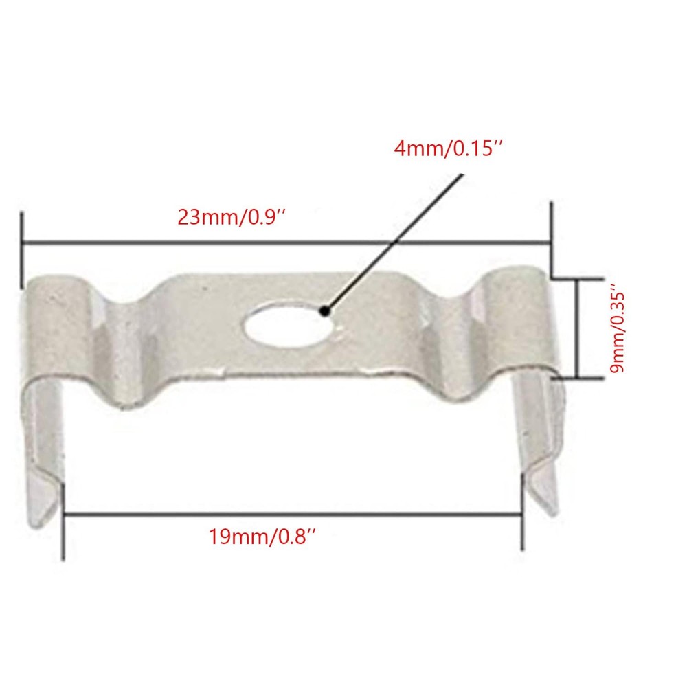 T5 LED Light Bulbs 20pcs Clips Holder Bracketr for Lamp Socket Shop Light Fix