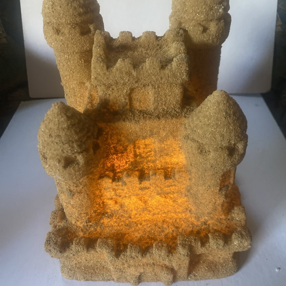 Sandcastle Nightlight Battery Operated Sand Light Timer Lighted