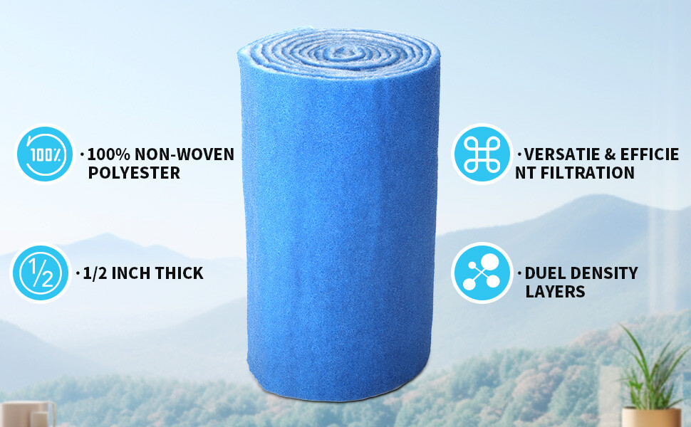 Air Vent Filter Electrostatic Roll,Fit All Ceiling RV air conditioning filter