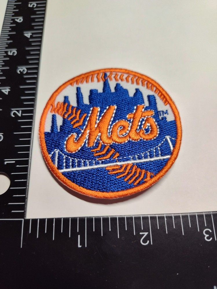 New York Mets Felt Hook Loop Patch Skyline High Quality Patch