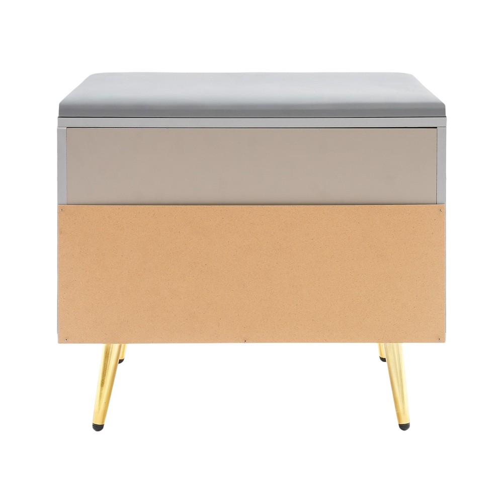 Freestanding Shoe Storage Bench Rectangular Shoe Bench with Cabinet Storage NEW