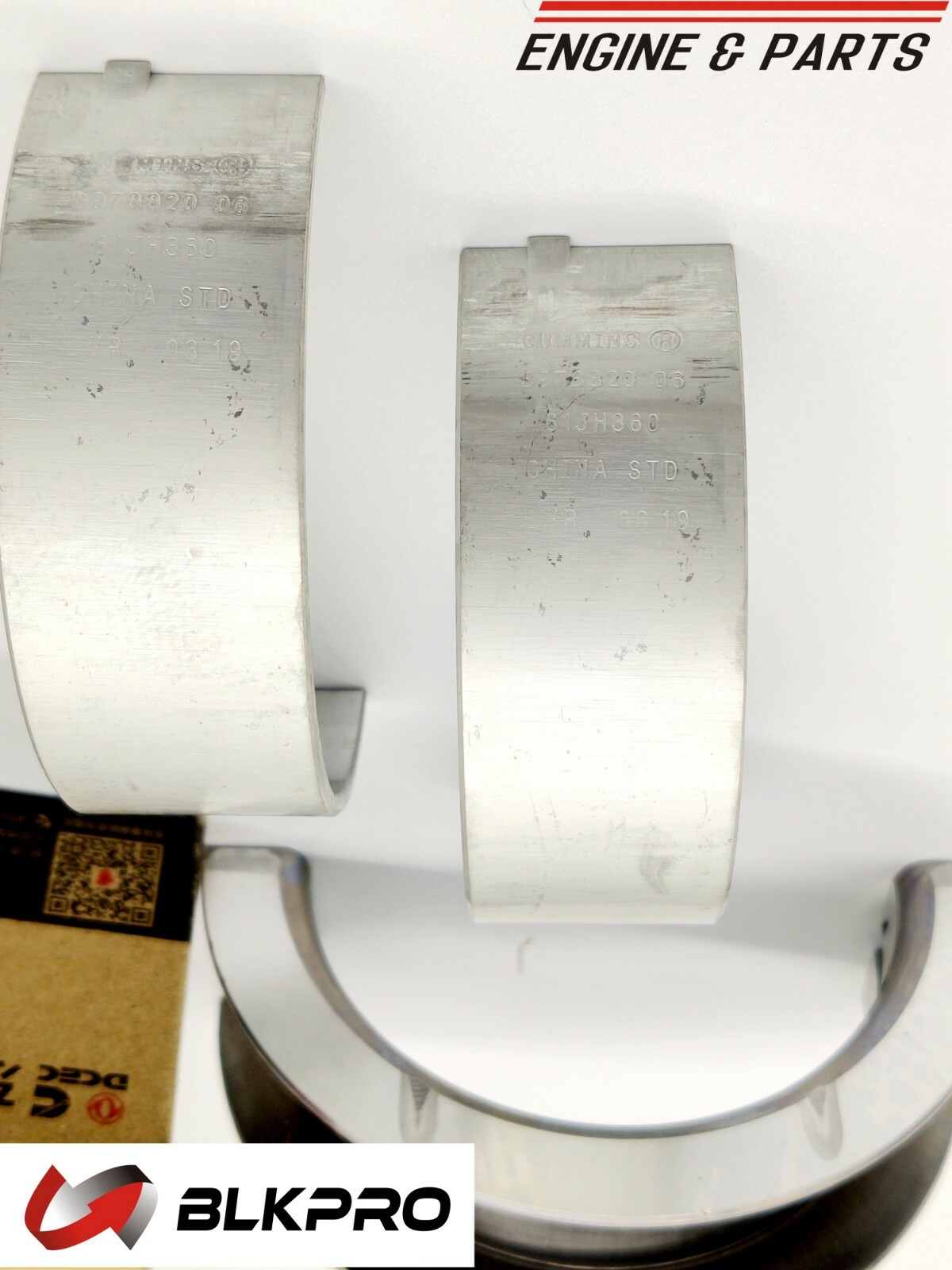 Original DCEC Cummins Crankshaft Main Bearing Set STD Standard For 5.9L 4B CASE