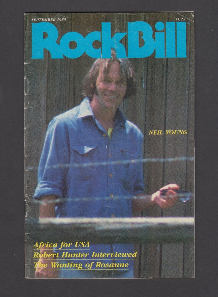 1985 Neil Young RockBill Magazine