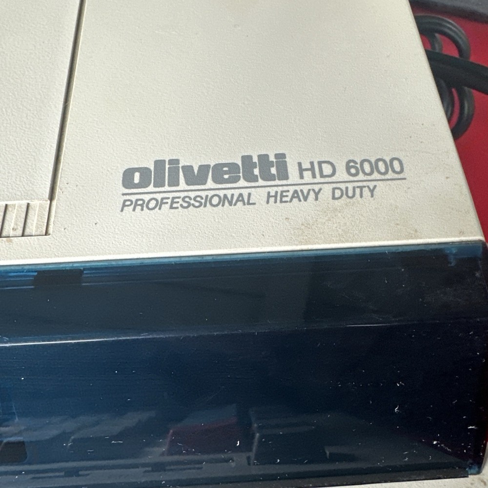 Vtg Olivetti Electronic Calculator Professional Heavy Duty 6000 Adding Machine