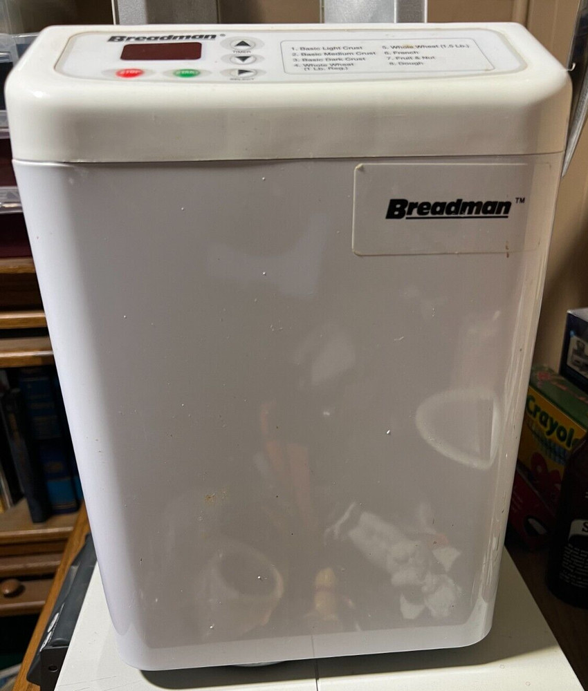 Breadman TR-440 Automatic Bread Maker 1.5 Lb Loaf Homemade Bread Machine