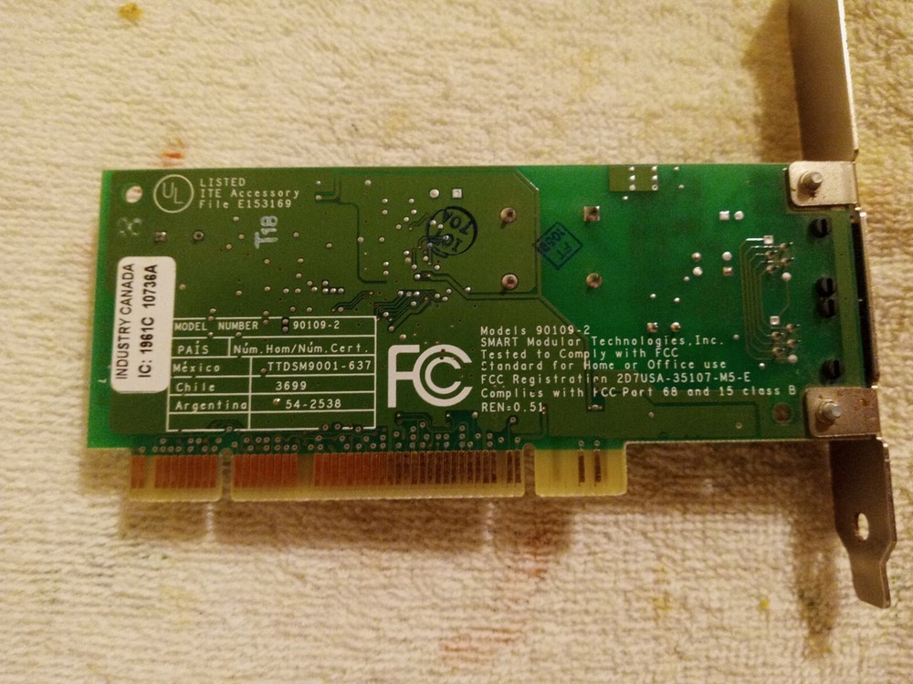 SMART MODULAR TECHNOLOGIES MODEL 90109-2 CS1313