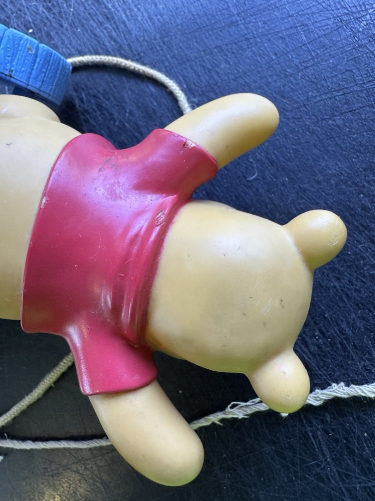 Vintage Disney Winnie The Pooh Pull String Toy Pull A Long