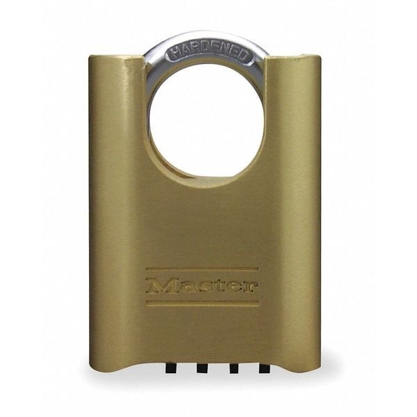 Master Lock 176Lh Combination Padlock, Bottom, Black/Silver
