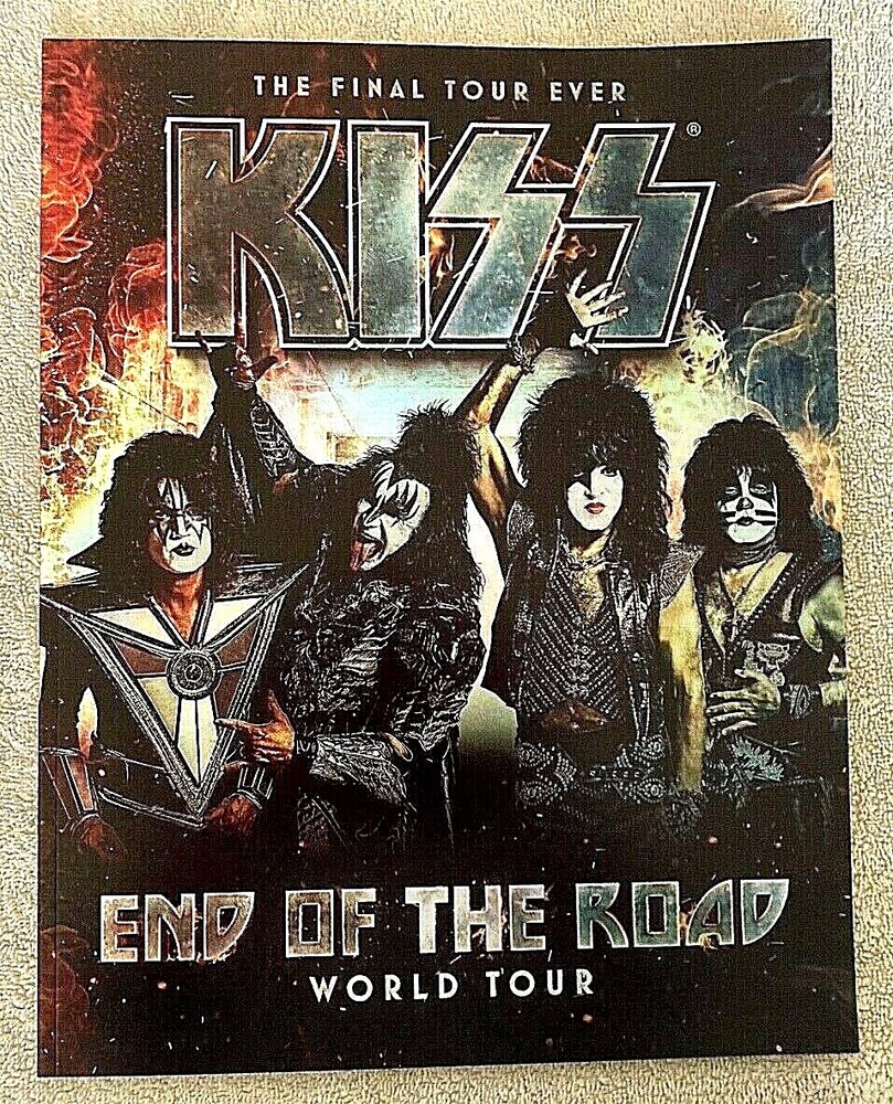 KISS End Of The Road Tourbook Program 2020 "V3" Live World Tour Not Aucoin Gene